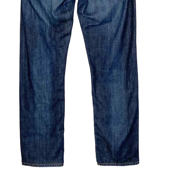 NUDIE Jeans Average Joe Straight Leg Cold Denim Wash Stretch Size 31 x 30 Italy - Picture 9 of 16